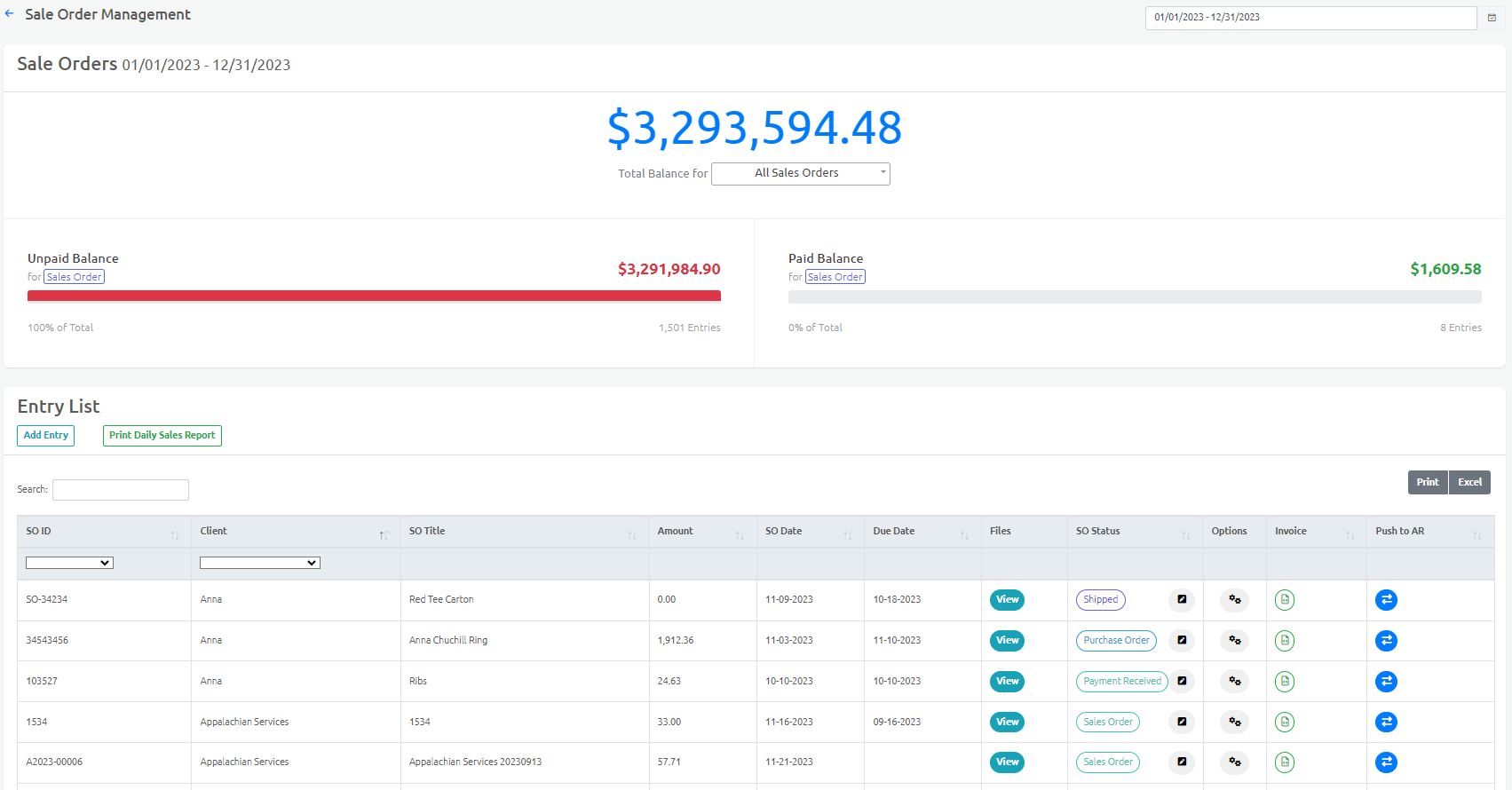 manufacturing inventory made for stock stock sales order